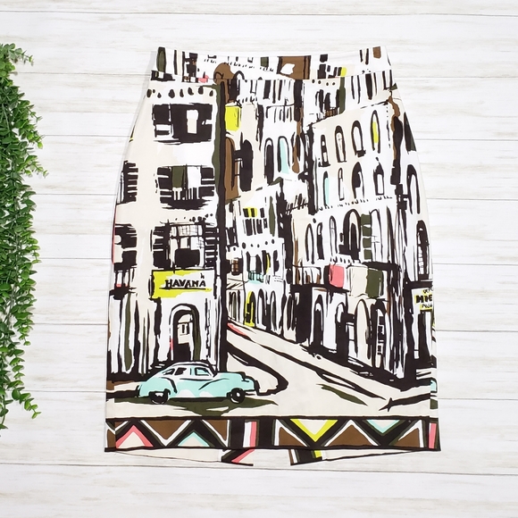 kate spade Dresses & Skirts - Kate Spade Havana City Scape Pencil Skirt